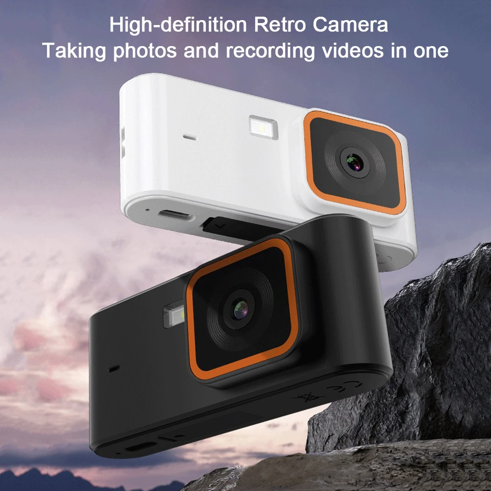 Pocket Camera 8 Retro Filters High Definition Camera 1080P Vintage Compact Camera for Photography Beginners