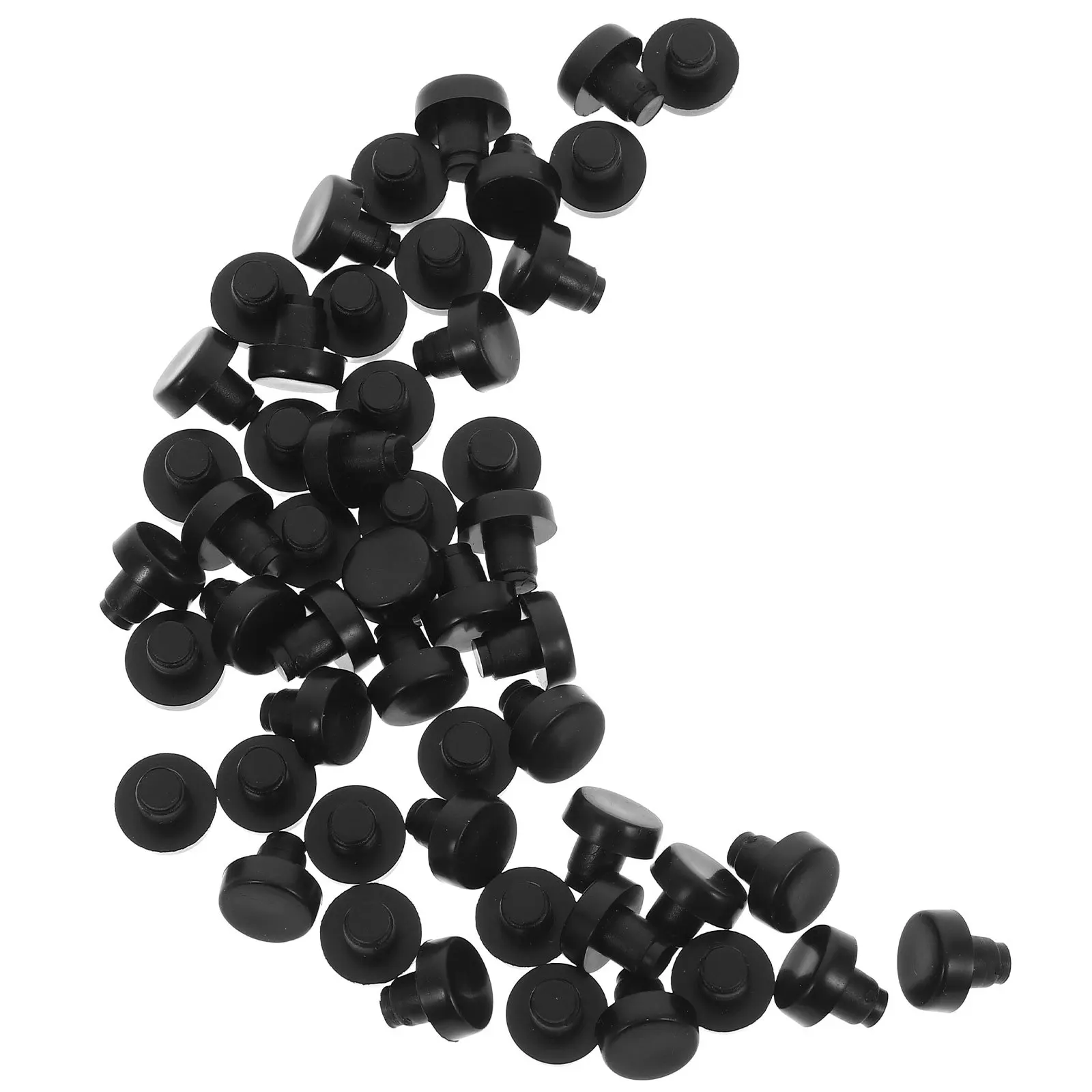 50 szt. Podkładek pod nogi mebli, pogrubione, antypoślizgowe ochraniacze na nogi mebli do podłóg drewnianych, nakładki na krzesła, maty do salonu, sypialni.