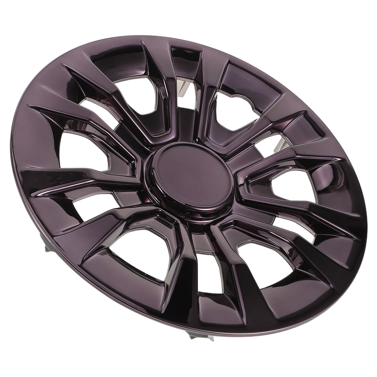 قبعات مركز عجلة عربة الجولف باللون الأسود مقاس 8 بوصة أغطية حافة مزخرفة أغطية محور أغطية عجلات خارجية واقية للسيارات #1