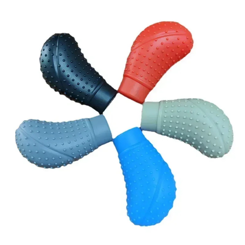 Car Gear Shift Knob Silicone Cover Universal Gear Rod Protect Case Dustproof WaterProof Lever Handle Skin Nonslip Manual Shifter 4