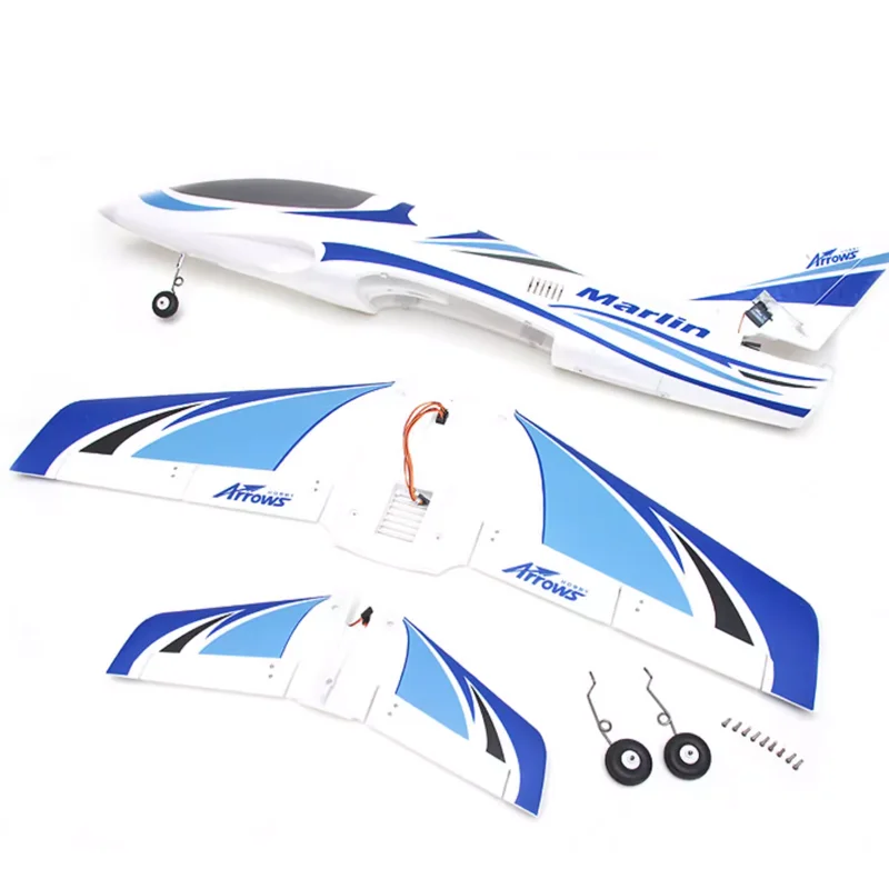 السهام 64 مللي متر القناة طائرة رياضية مارلين الكهربائية الثابتة الجناح المبتدئين مقدمة مقاومة للصدمات طائرة نموذجية كهربائية #3