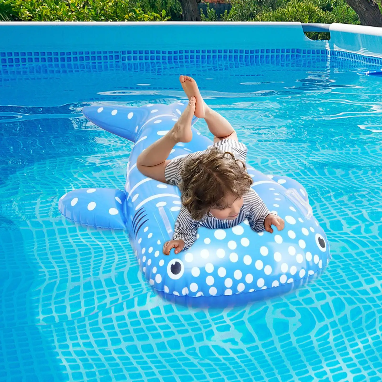 Inflatable กระดานโต้คลื่น Inflatable Body บอร์ดสําหรับชายหาดลอย Raft MAT พร้อมที่จับสระว่ายน้ําลอยสําหรับเด็กผู้ใหญ่ว่ายน้ํา