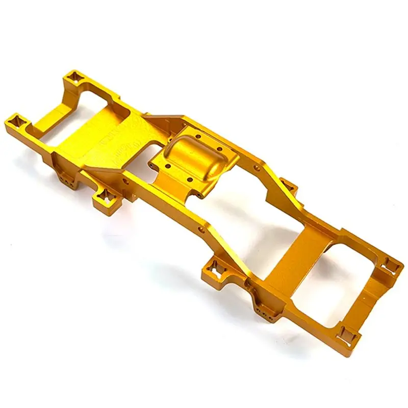 (A30I] For FMS 1/24 Xiaoqi FCX24 Remote Control Car Spare Parts Metal Upgrade Modification Frame Chassis Frame Gold Outfit