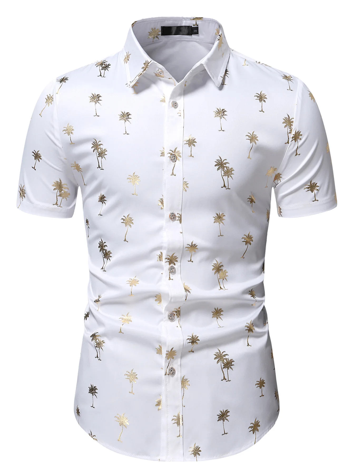 

New Summer Men's Printed Shirt Short Sleeve Top Hawaiian T-shirt Casual Street Apparel