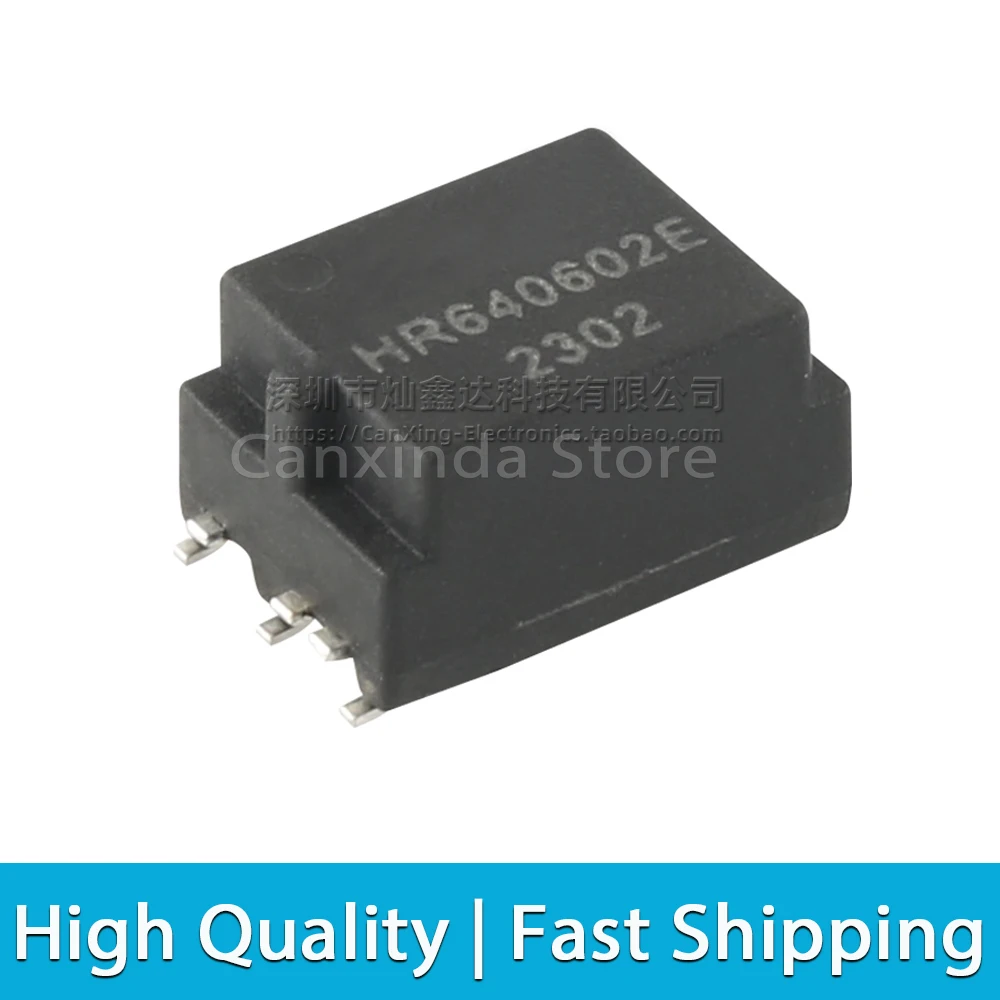 

5pcs SMT HR640602E 1CT:1.5CT Turns Ratio 1:1.5 1mH:1.5mH 1500VAC High Frequency Isolator Isolation Signal Pulse Transformer