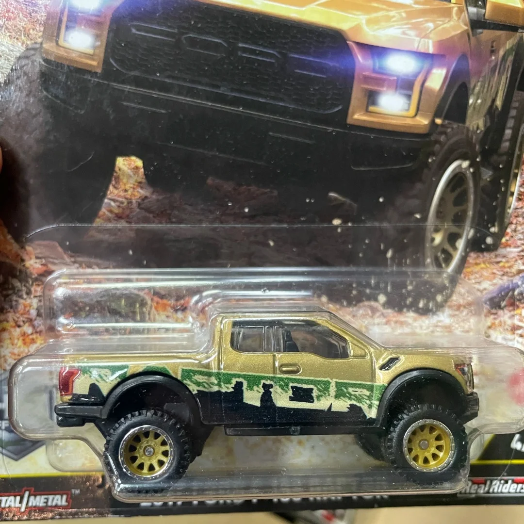 Hot Wheels Premium 2025 autocultuur HW Off Road 2017 FORD F-150 RAPTOR schaal 1:64 gegoten legering model collectible jongens speelgoed geschenken