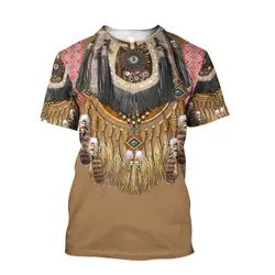 Indian Ethnic Style 3D Print T-Shirts Summer Men Women Casual Fashion Streetwear Short Sleeve T Shirt Male Tees Tops Clothing