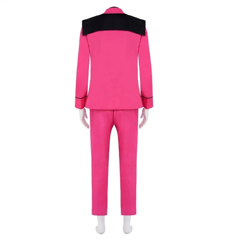 2025 aaa película Elvis Presley traje chaqueta traje rosa traje hombres moda ídolo Halloween carnaval cosplay ropa peluca