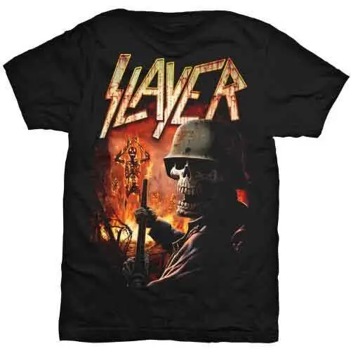 Slayer Torch T-Shirt Black New