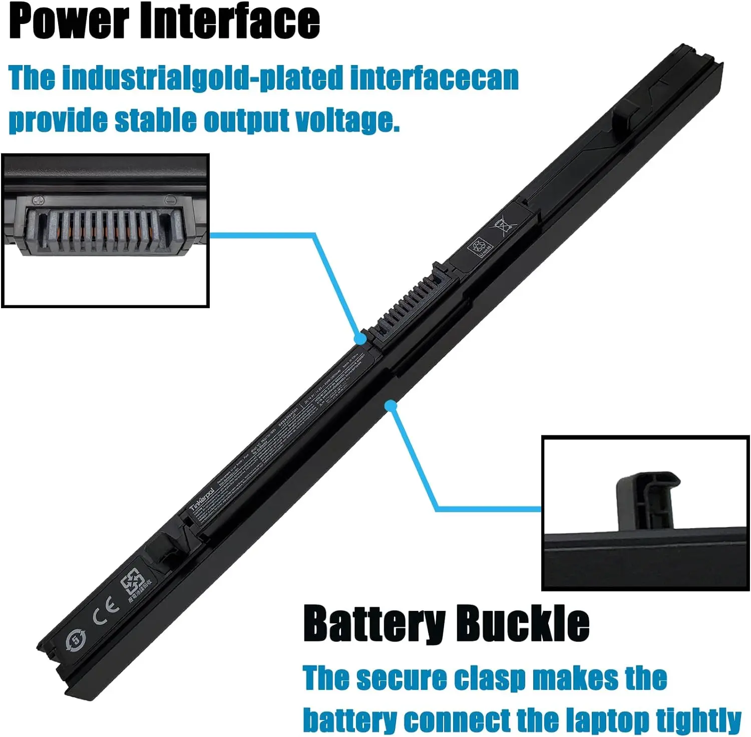 PA5212U-1BRS PABAS283 Battery Compatible with Toshiba Tecra A40 A50 C40 C50 Z50 C50-B Toshiba Satellite Pro A40 A50 R40 R50