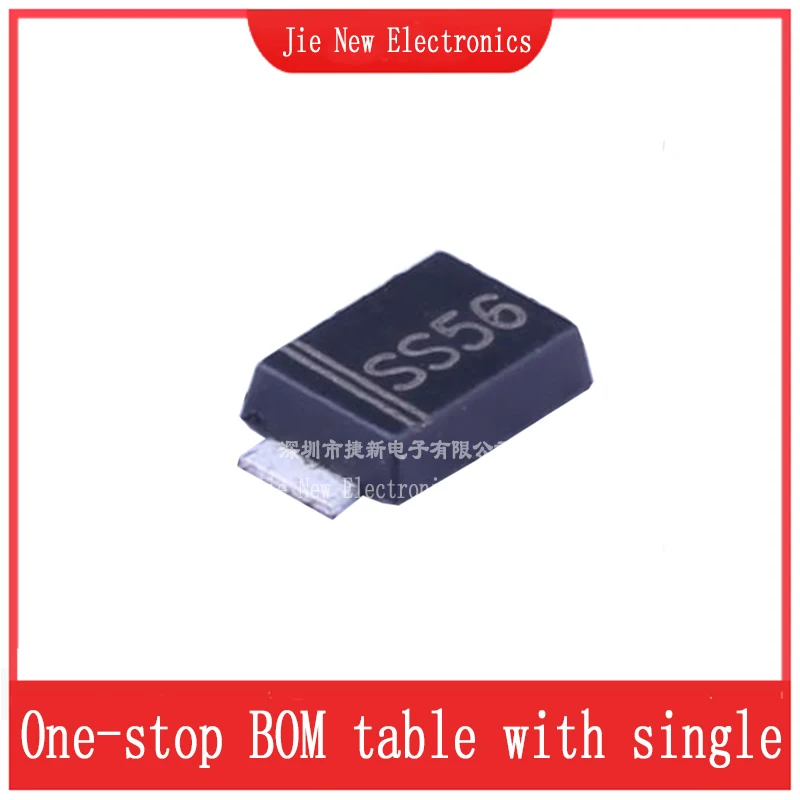 100PCS  M7F SS14F SS24F SS34F SS54F SS16F SS26F SS36F SS56F SS110F SS310F SS510F RS1MF RS2MF ES1DF ES1JF SMAF Diode DO-214AC