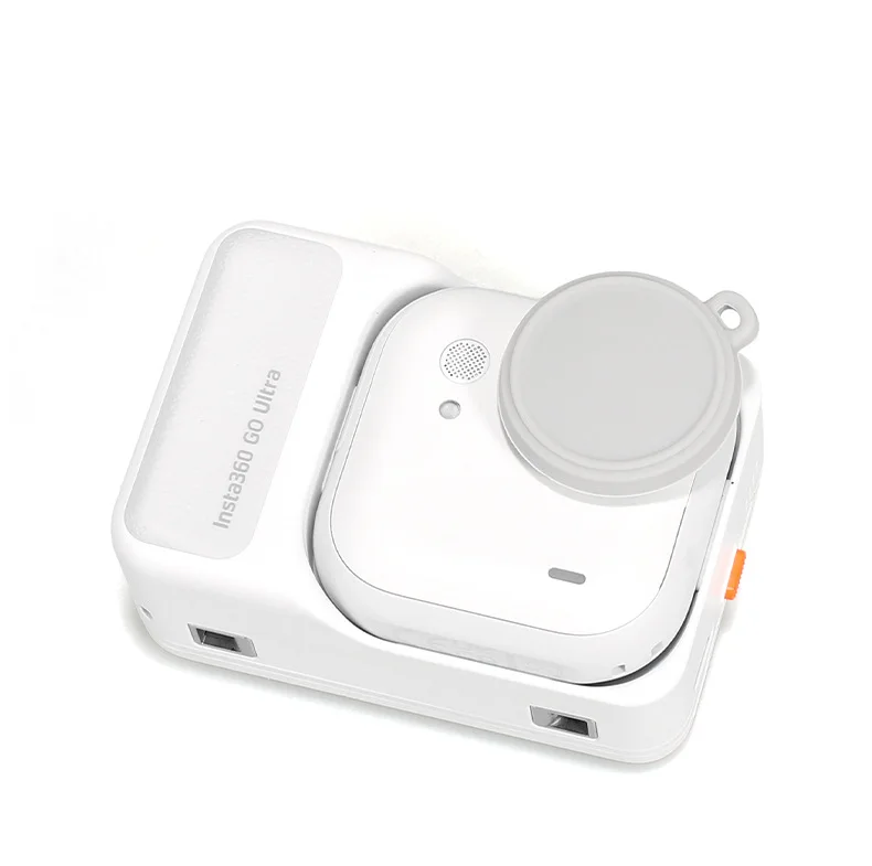 ل insta360 go Ultra اكسسوارات عدسة حامي غطاء سيليكون المطاط المضادة للصدمات لكاميرا Insta360 Goultra Action