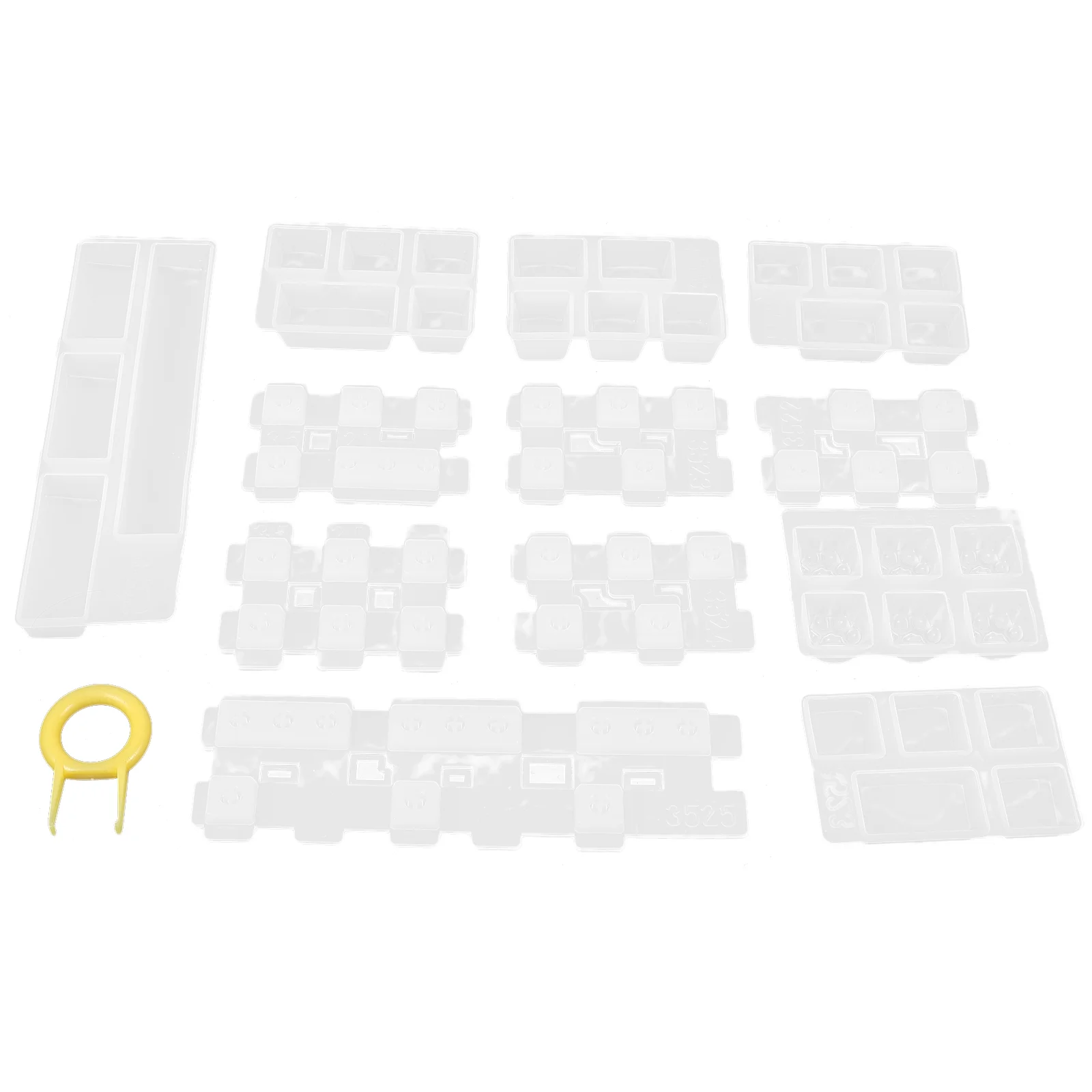 

13 Pcs Keyboard Silicone Mold Caps Custom Keys Full Keyboards Keycaps Crafts Making Tool DIY Button