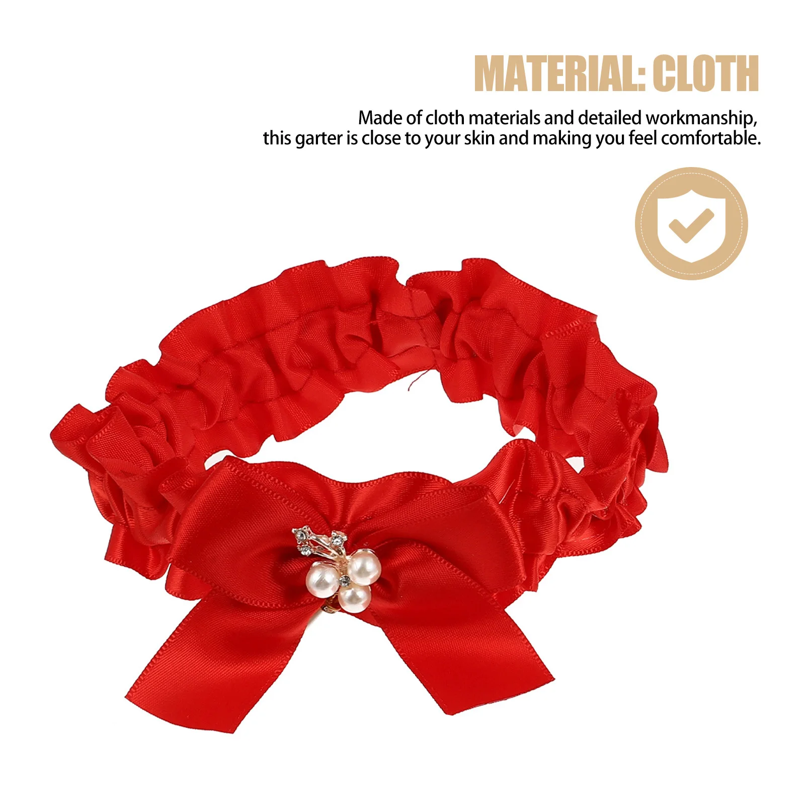 

1Set Bowknot Bridal Garters Elastic Leg Bands Bride Thigh Belts Wedding Party Accessories Garters for Bride Leg