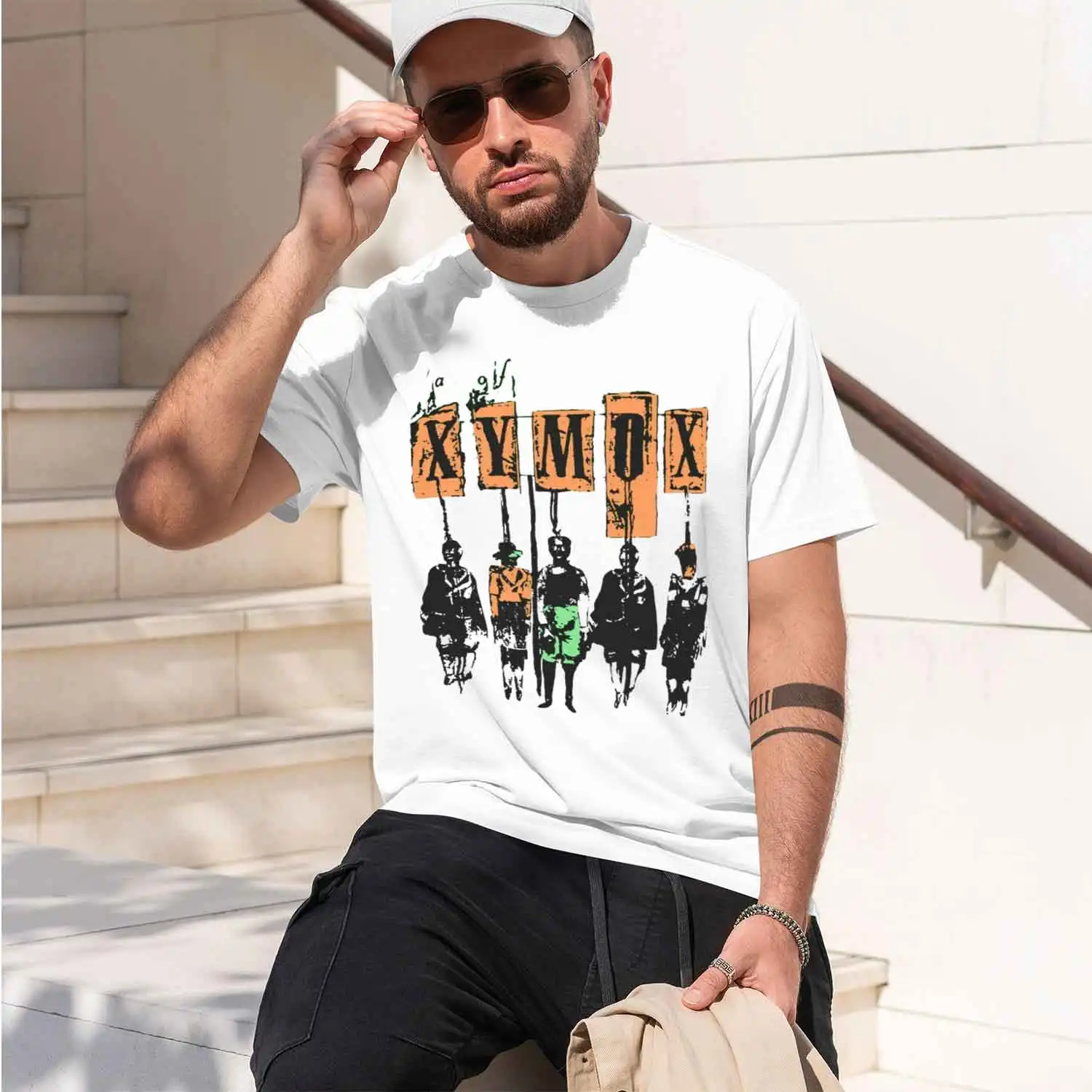 Of Xymox Vintage Rare T Shirt Goth Darkwave Post Punk Men's Size USA 2026 New Model Men’s Short-sleeve crewneck T-Shirt Classic
