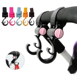 1-2 stücke Baby Kleiderbügel Baby Tasche Kinderwagen Haken Pram Drehen 360 Grad Baby Auto Zubehör Kinderwagen Organizer Kinderwagen zubehör