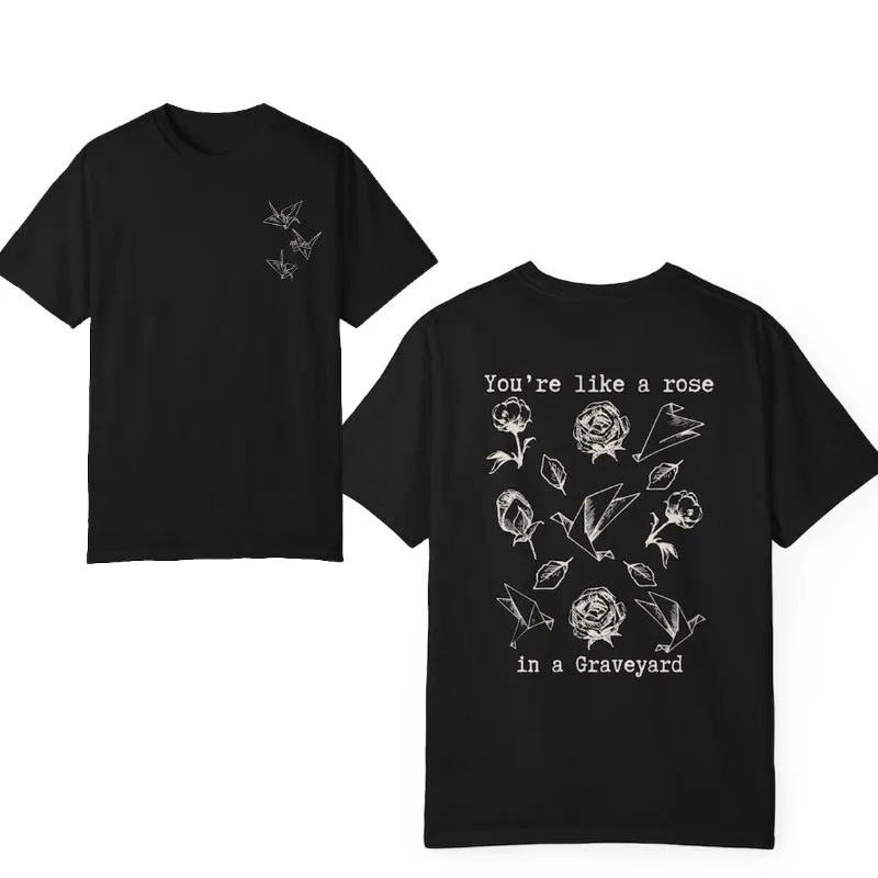 Dramione Manacled Cotton T-shirt Wizard School Vintage Fanfiction Booktok Bookish Merch Dark Academia Clothing Gift for Readers