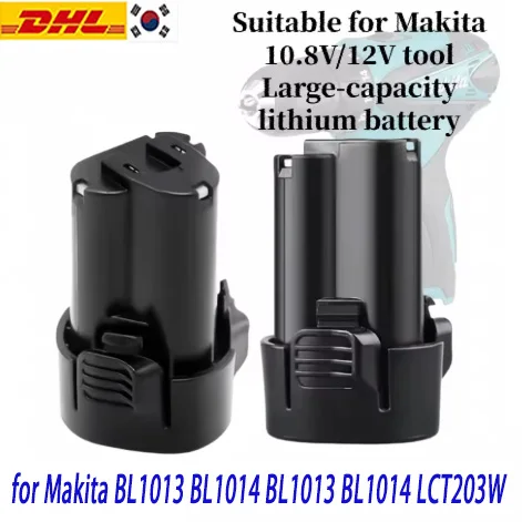 

100% Original 10.8V 3.0Ah Real Capacity Li-ion Battery for Makita BL1013 BL1014 BL 1013 BL 1014 LCT203W 194550-6 194551-4