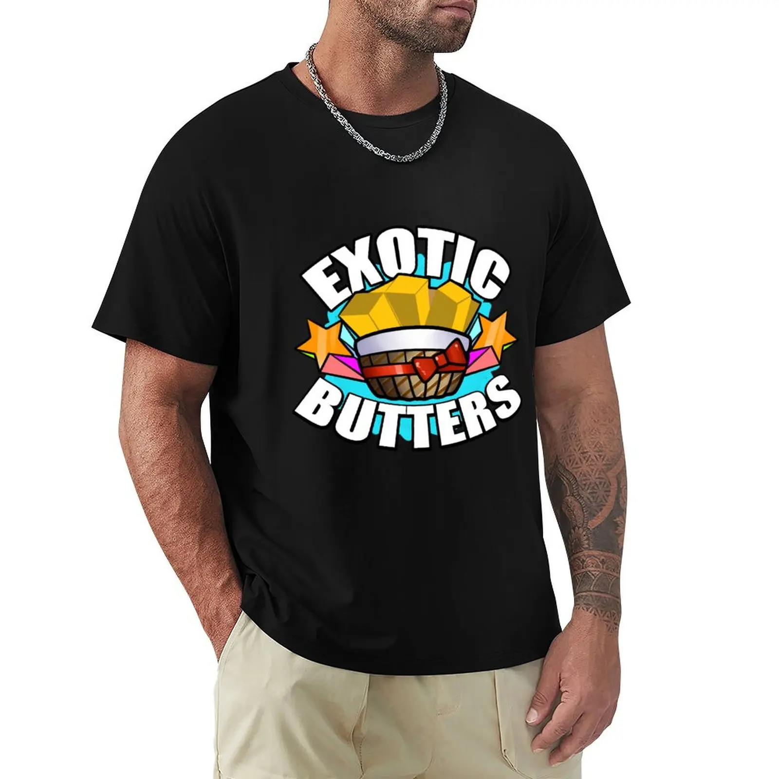 EXOTIC BUTTERS! T-Shirt Street Style Casual Tee Shirt