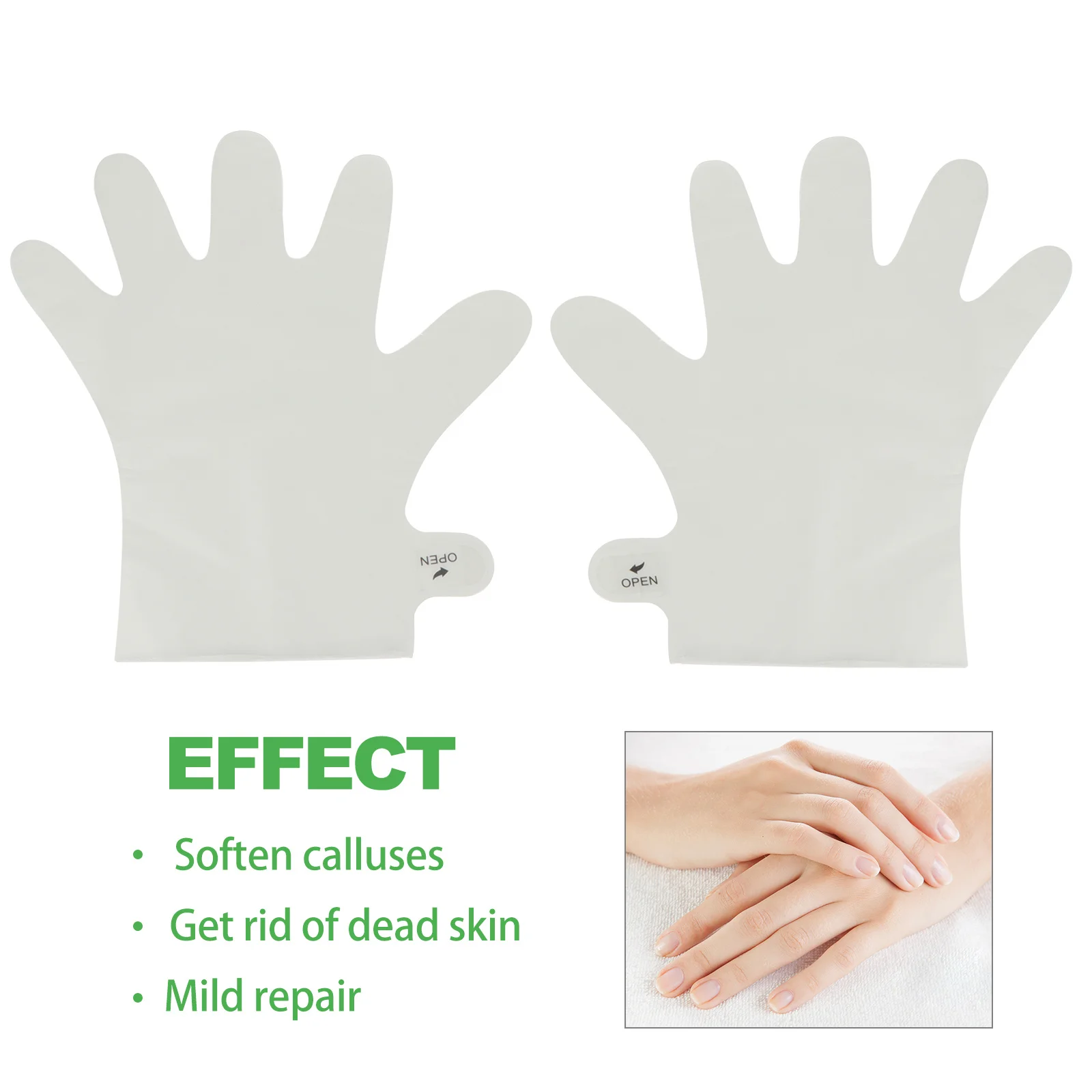 5 قطعة العناية بالأظافر أقنعة اليد الطبيعية التقشير ترطيب قفازات تبييض مزيل الجلد الميت لينة مغذية حامي اليد