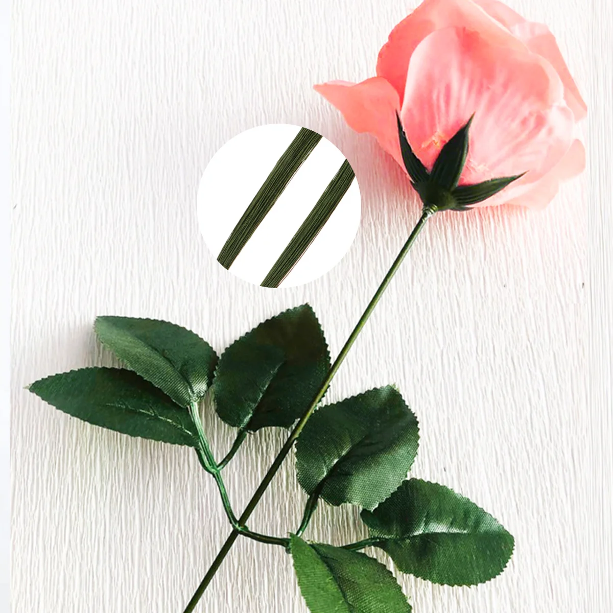 

1Set Flower DIY Kit Floral Supplies Handwork Tools Paper Wrapped Wire Stretchable Floral Tape Bouquet Wedding Wrap