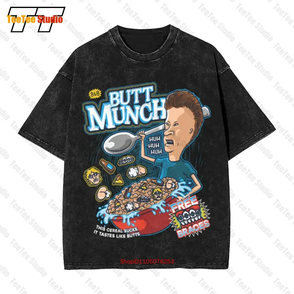 Best Friends Butt Munch Cereal Cornholio Shirt Gym Men T-Shirt 2KJZ