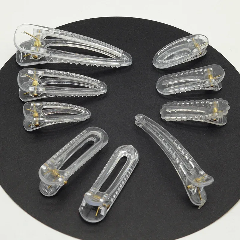 

30PCS Various Sizes Clear Plain Hair Clips for Women Raw Plastic Hairpins Duckbill Barrette for DIY Kids Girl Hair Accessorries