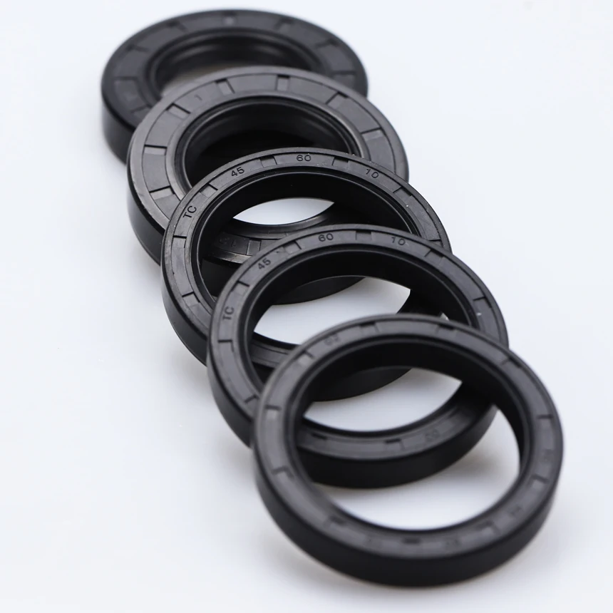 TC 8 10 11*14 15 16 20 21 22 25 26 Rubber NBR Grooved Lip Spring Gasket Ring Sealing Joint Radial Rotary Shaft Skeleton Oil Seal