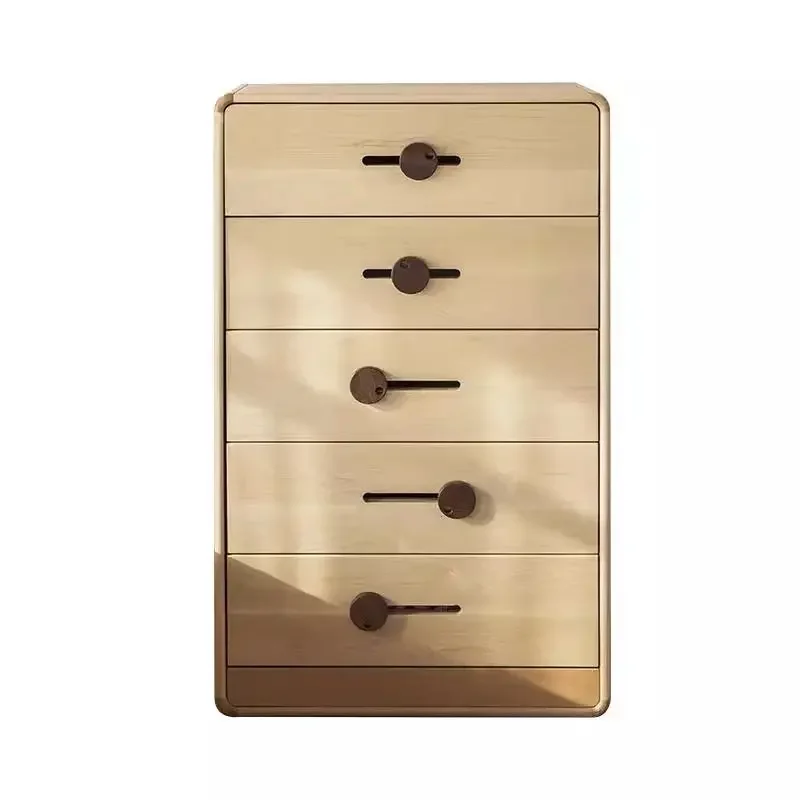 Children's button storage cabinet Bedroom bedside cabinet Floor-to-ceiling round edge wall decorative cabinet