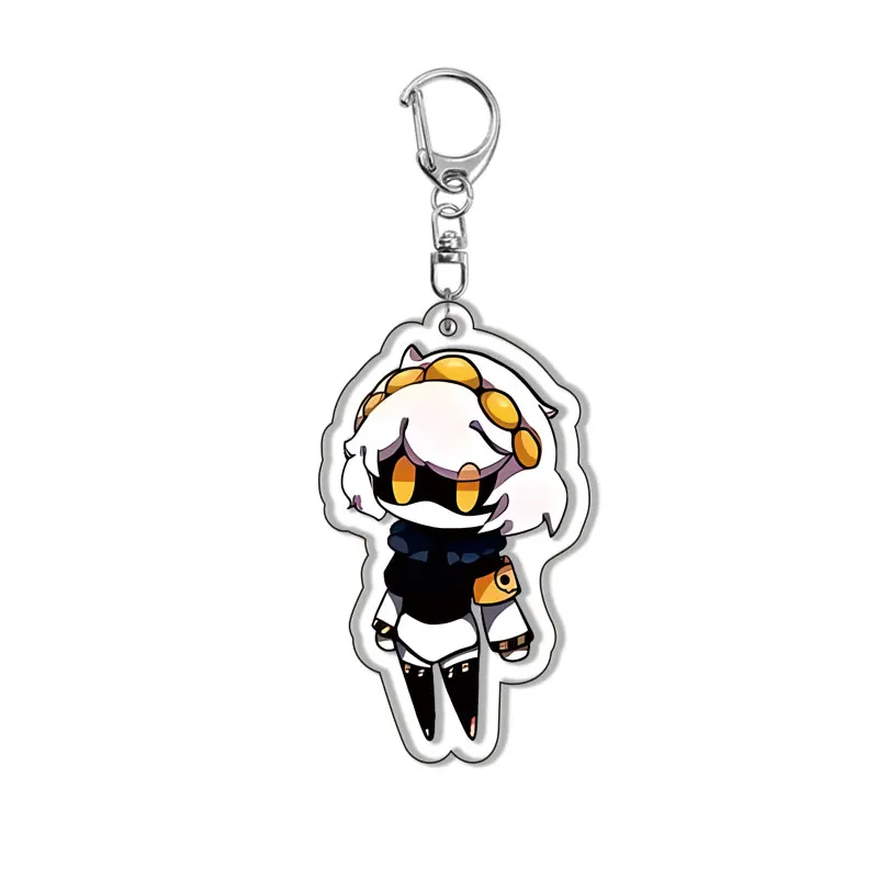 Murder Drones Cartoon Anime Keychain Main Characters For Uzi N V J Doll Tessa Cute Accessories