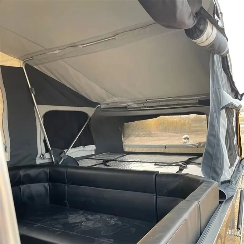 Customized Chinese Suppliers Australian Standard  FL Pull Out Kitchen Twin Fold Camper Trailer