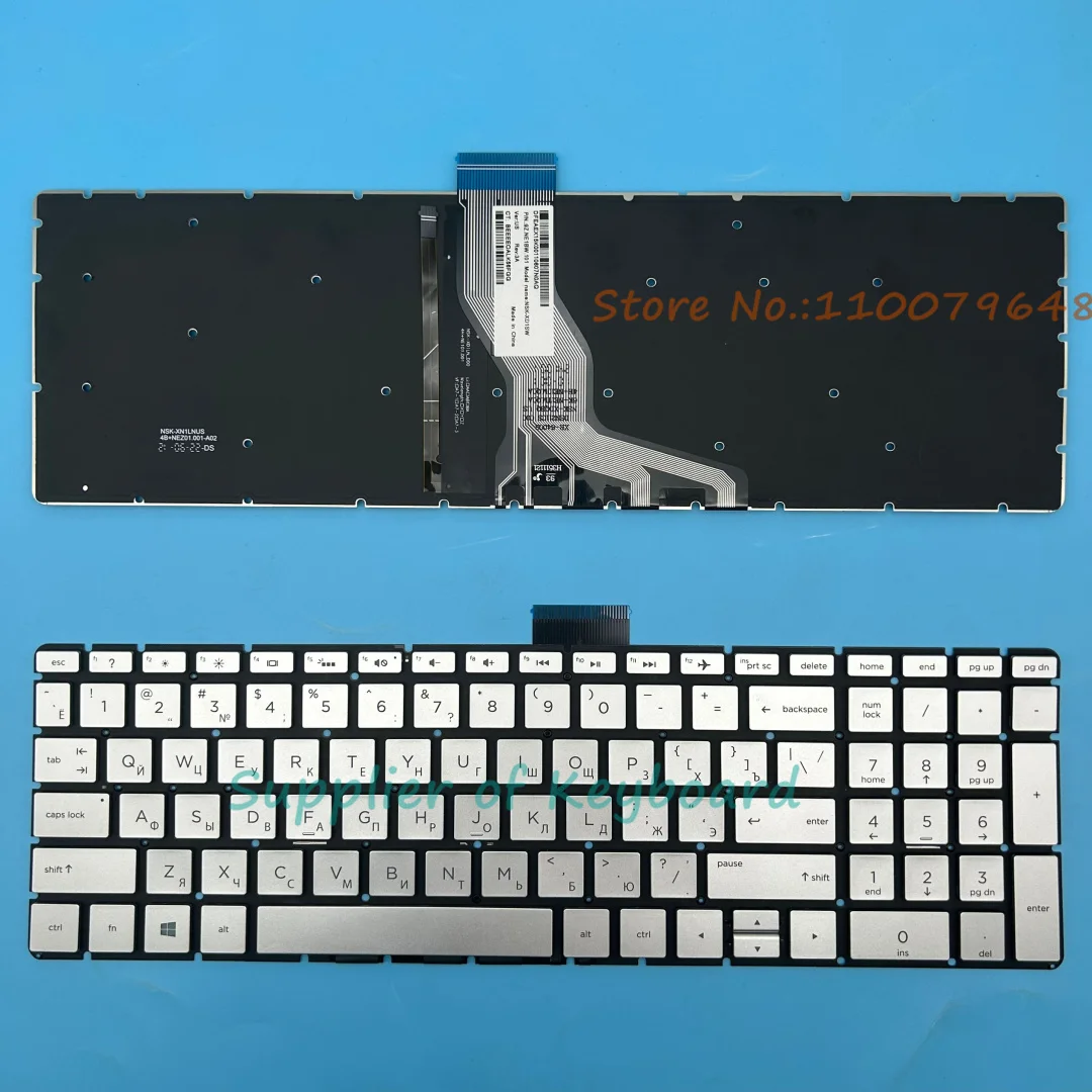 

US/RU Keyboard For HP envy 15-BP 15-bp000 15M-BP 15-BP100 15M-BP100 15m-bp012dx 15m-bp011dx 15m-bp111dx 15m-bp112dx 15-bp010ur