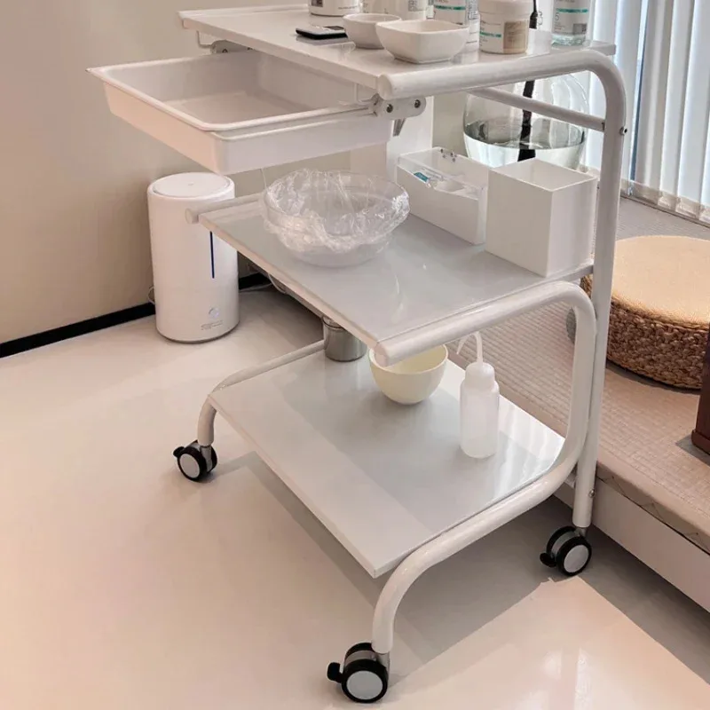 Utility Cleaning Storage Trolley para tatuagem, Tattoo Tool, Storage Trolley, Mobiliário de salão auxiliar de luxo médico, BL50ST