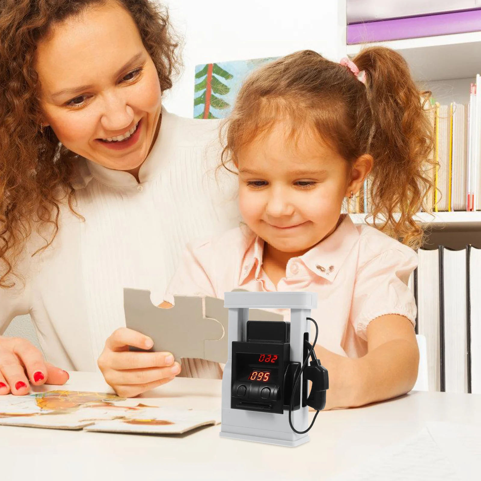 Early Educational Toys Gas Station Parent-child Interactive Puzzle Pump Plastic