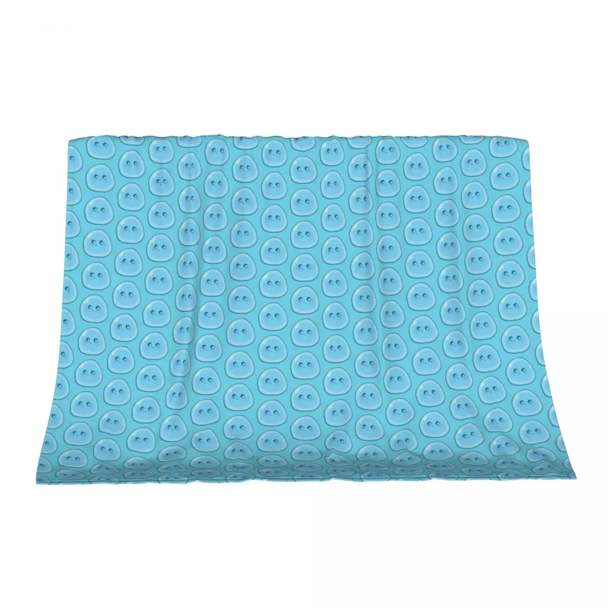 

Cute Blue Slime Throw Blanket sofa bed warm for winter Kid'S for sofa Blankets