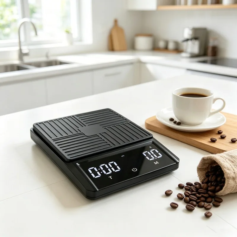 Professional Pour Over Coffee Scale 0.1g Precision Smart Touch Screen with Timer Espresso Brewing Kitchen Tool view 4
