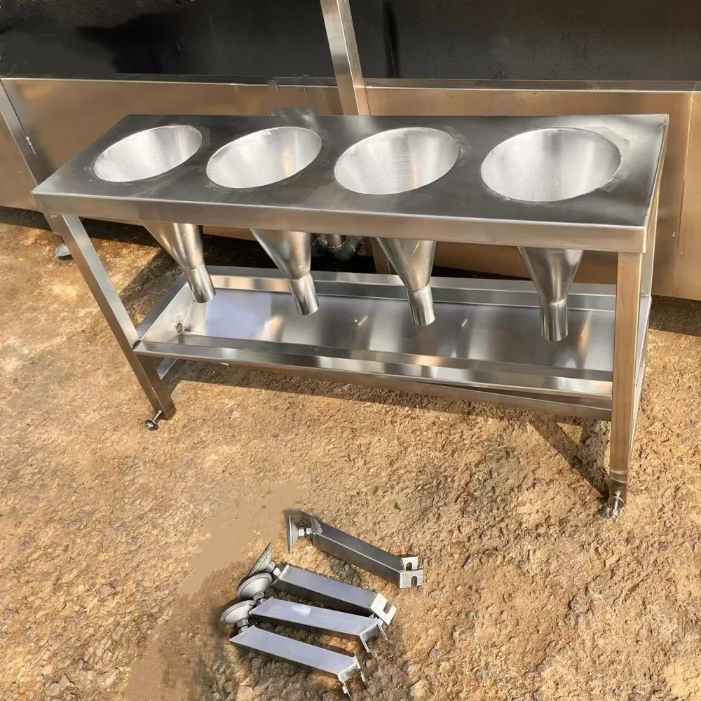 chicken killing bleeding cone slaughterhouse equipment