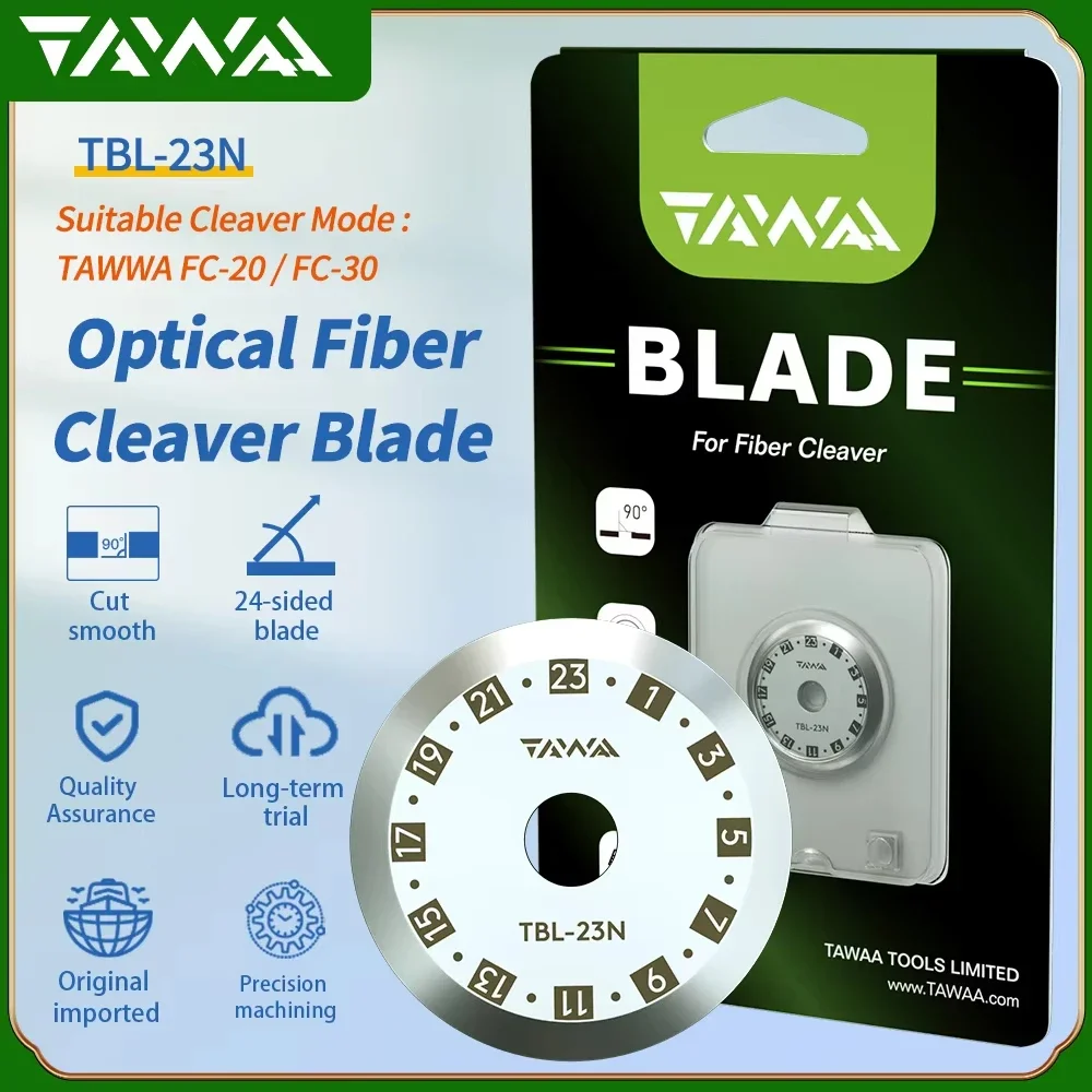 TAWAA FC-30 Cutter Optische Vezelknipper Dubbele Bevestiging Standaard Minder dan 0,5 Graden (48000 snijbeurten)