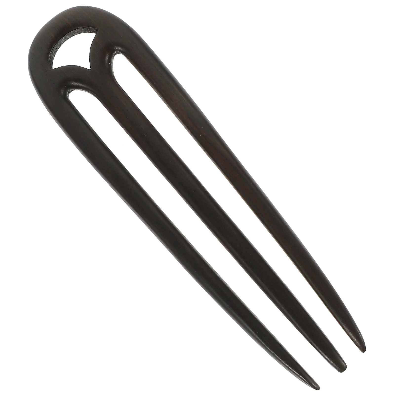 Sandalwood Hairpin Black Accessory Women Sticks Decorative Decorate Vintage Chopsticks Bamboo Retro