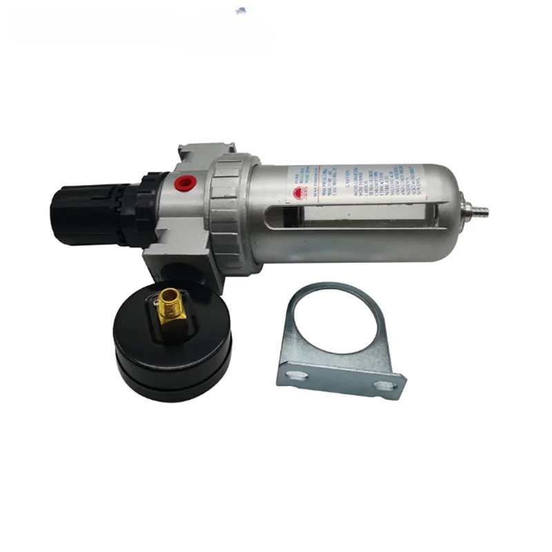 

SFR-200 1/4 SFR-300 3/8 SFR-400 1/2 Air Regulator Filter Regulator Air Compressor Moisture Water Oil Lubricator Trapulator Valve