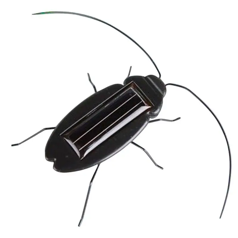 New Solar InsectBug Educational Solar Powered Cockroach Robot Toy Required Gadget Car Gift Solar Toys No Batteries For Kids Gift