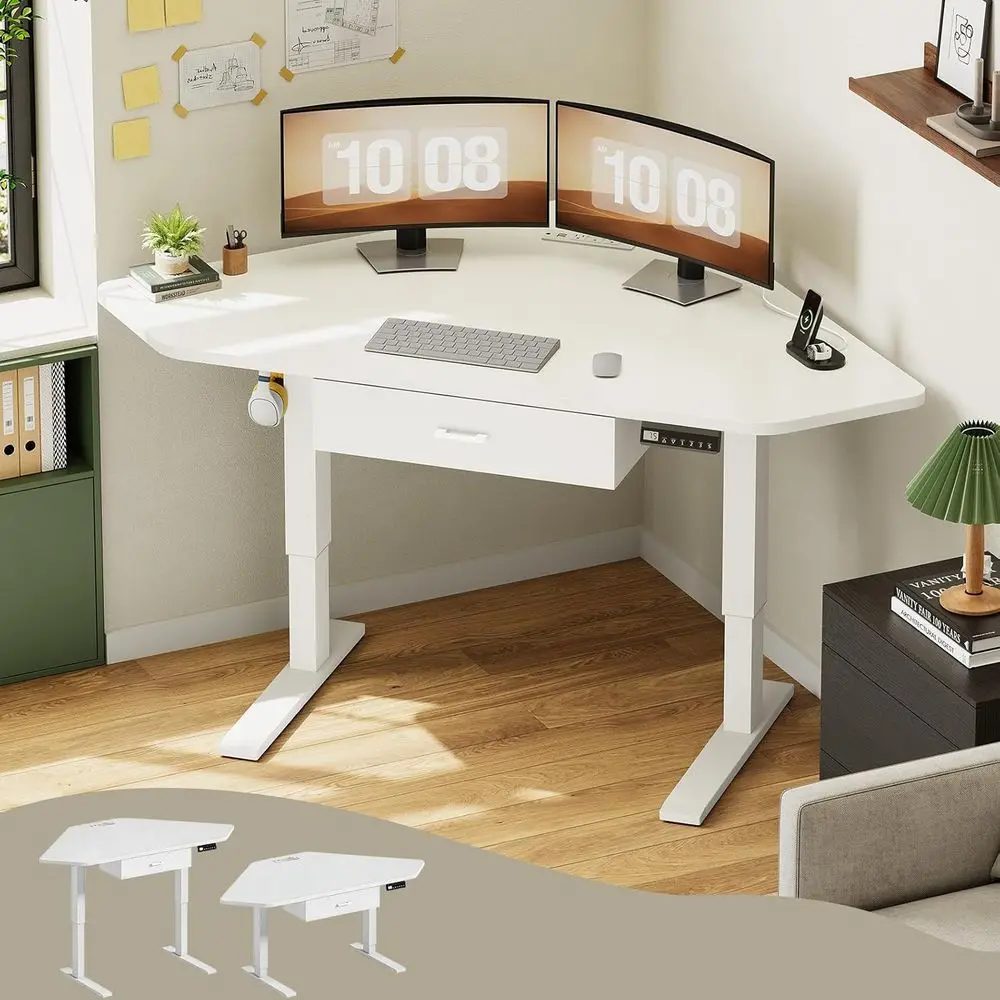 

Электрический регулируемый по высоте стол-трансформер 32 дюйма для работы стоя, для дома, офиса, учебы, игр, для небольших помещений