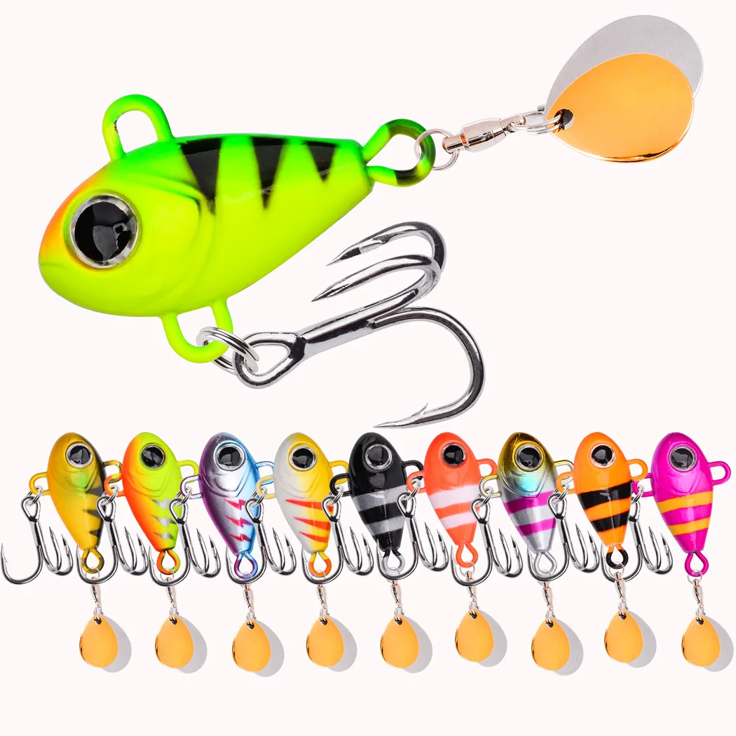 

Long-range Lure Bait Clownfish VIB Glitter Submerged Rotating Vibrating Bionic Artificial Bait For Freshwater Sea Fishing Bass