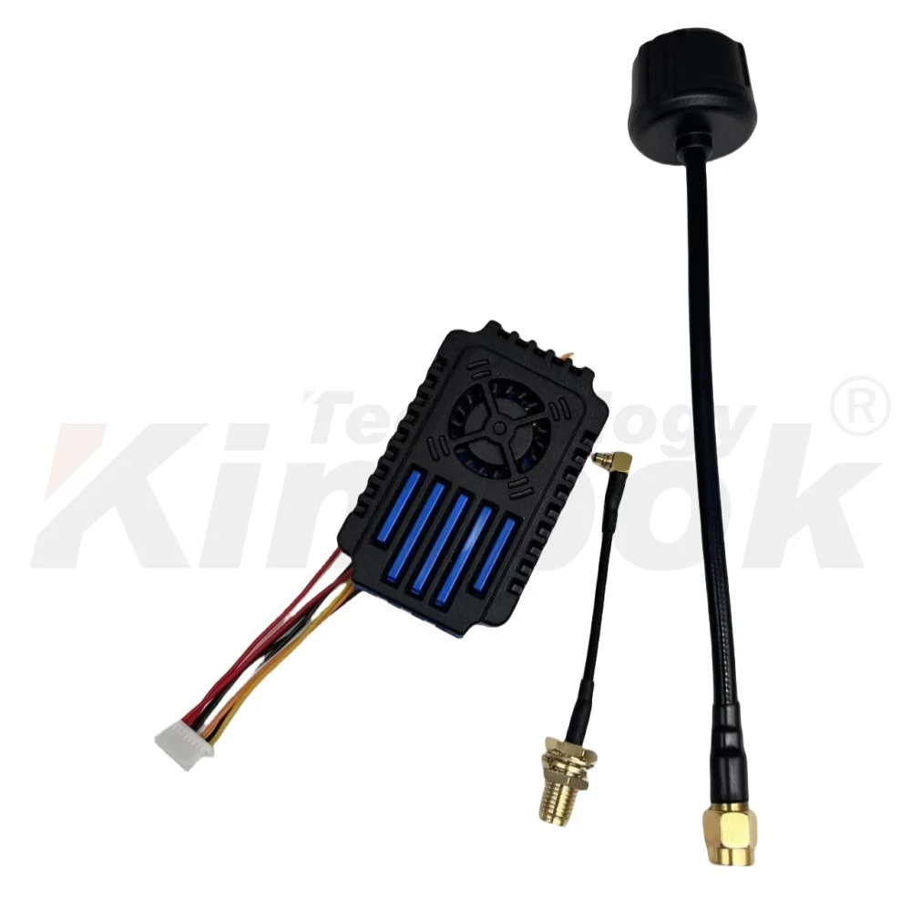 3.3GHz 3.5W น้ําหนักเบาพิเศษ 24 ช่อง FPV Analog Video Transmission เครื่องส่งสัญญาณ 24.5g เฉพาะสําหรับ Drone Racing