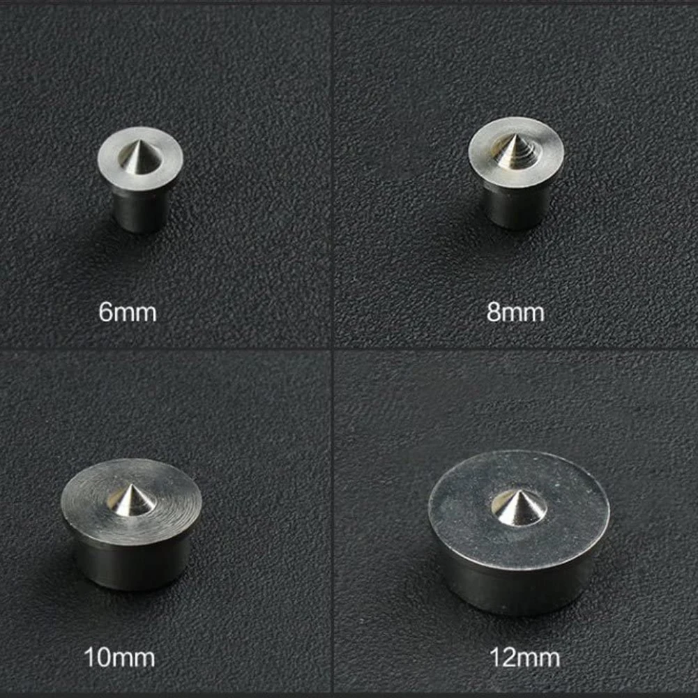 Dowel Centers Marker Hole Dowel Centre Point Marker Hole 8* 8mm Solid Tenon Center Chrome Plating Chrome plating