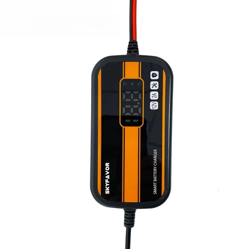 12V lead-acid battery charger 12 V 2A automatic intelligent digital display 12 volt car toy motorcycle battery charger
