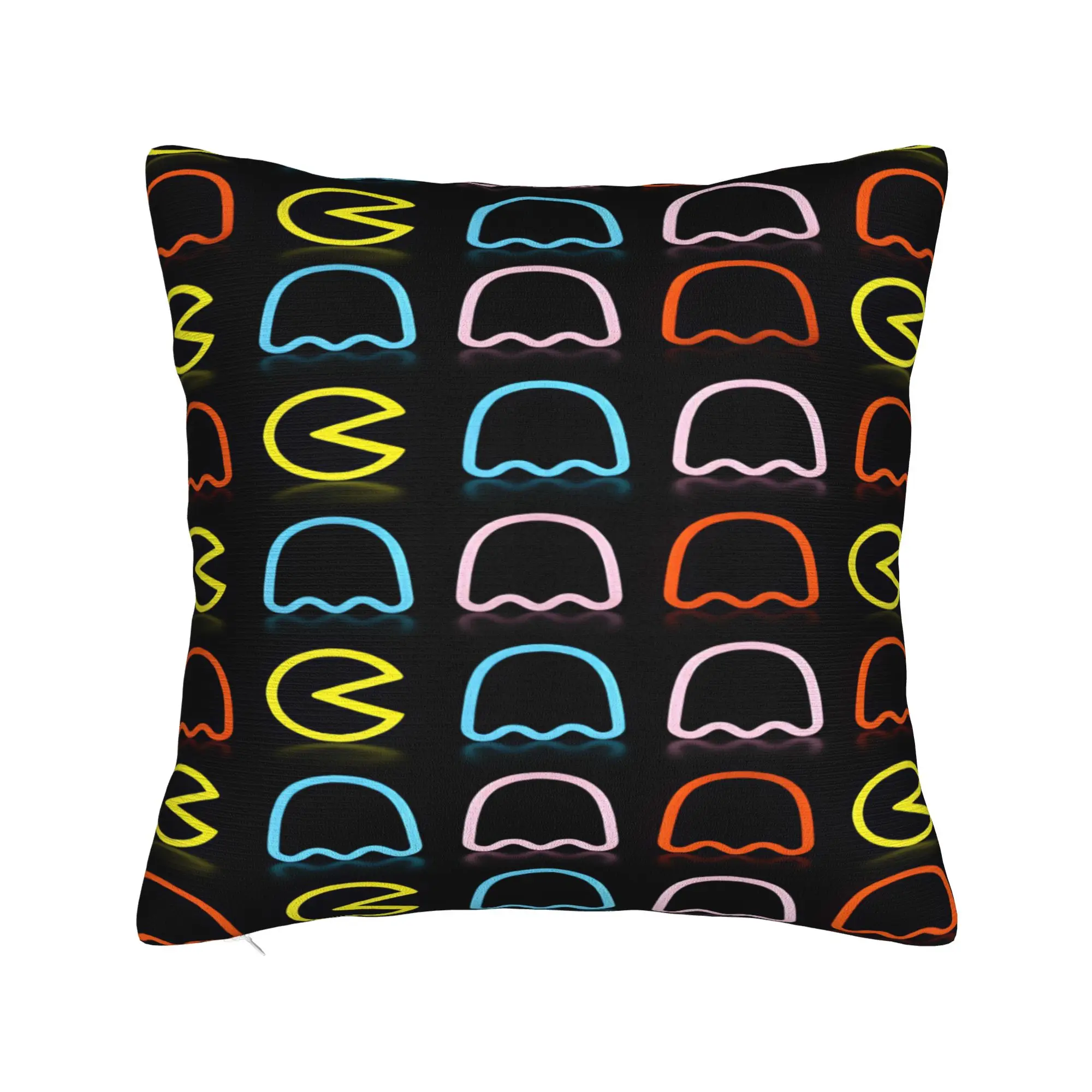 Pac-Man Pillow Case  Graphic Pillow Cover Cute Funny Pillowcases For Living Room Sofa