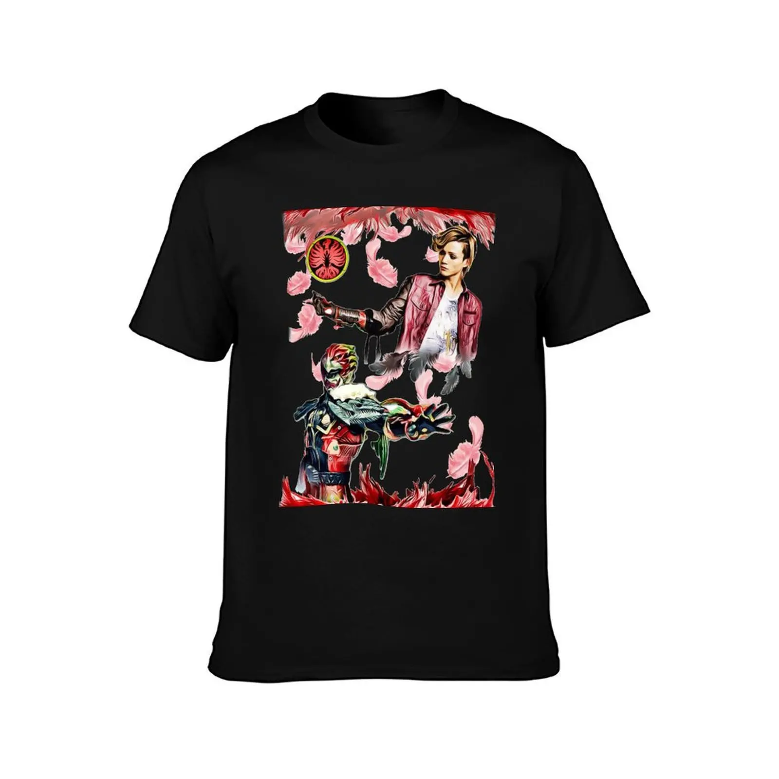 Kamen Rider Ankh Side-by-Side (style #2) T-Shirt Utility Casual Work T-Shirt