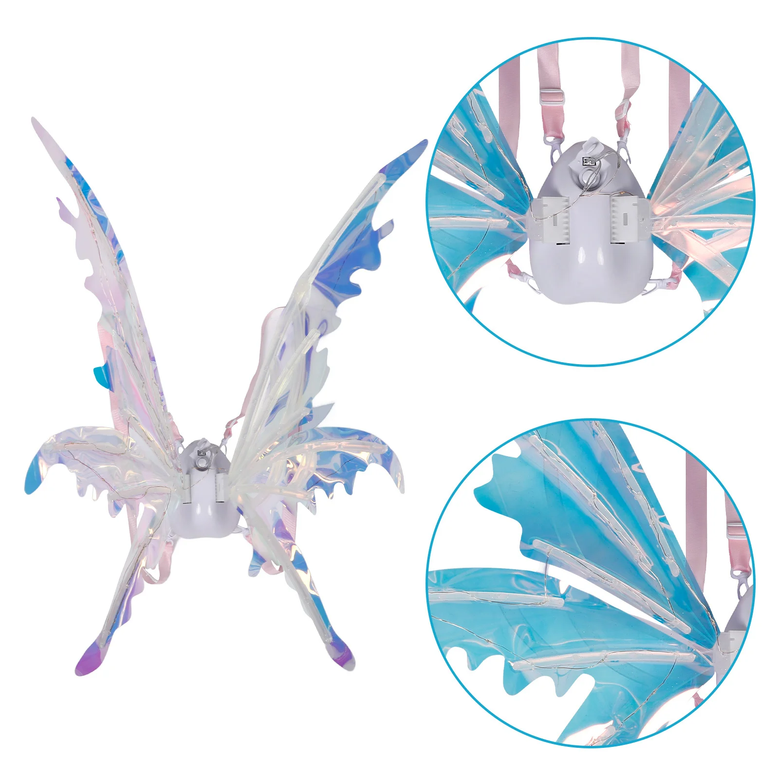 

Cute Butterfly Wing Prop for Versatile Use Festive Atmosphere Enhancer Back Decoration