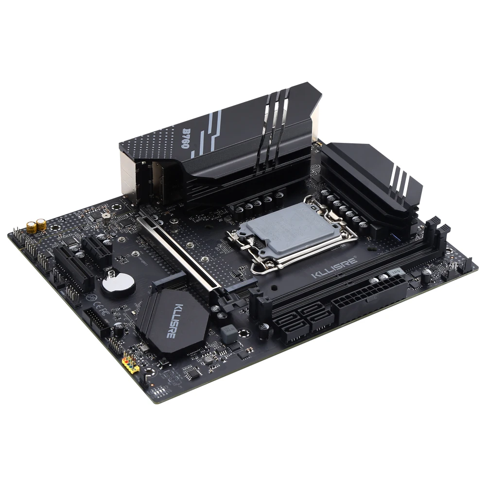 Kllisre B760 Motherboard LGA 1700 Mendukung Core 12th 13th CPU Dual Channel DDR4 Memory